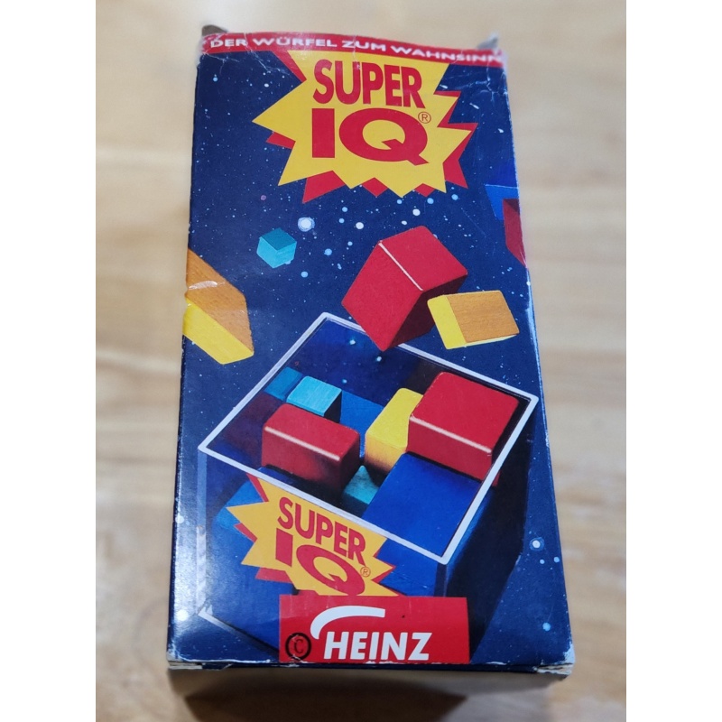 Super IQ cube packing puzzle by Heinz (German edition)