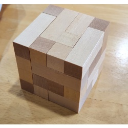 The Lambda Cube by Harold Cataquet, made by Interlocking Puzzles