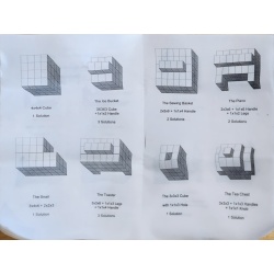 The Lambda Cube by Harold Cataquet, made by Interlocking Puzzles