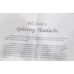 Splitting Headache by Bill Cutler, made by Bill Cutler and Jerry McFarland IPP11 1991