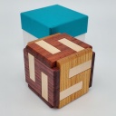Asymmetric cube -5- (KW-40) by Hideaki Kawashima