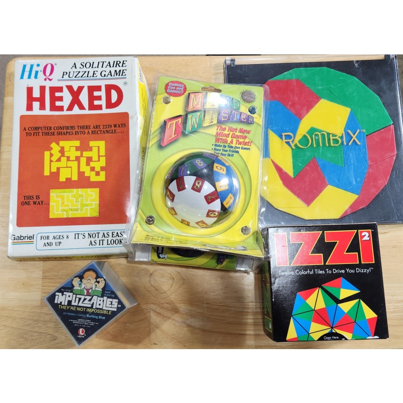 Vintage PUZZLE/GAMES lot 3