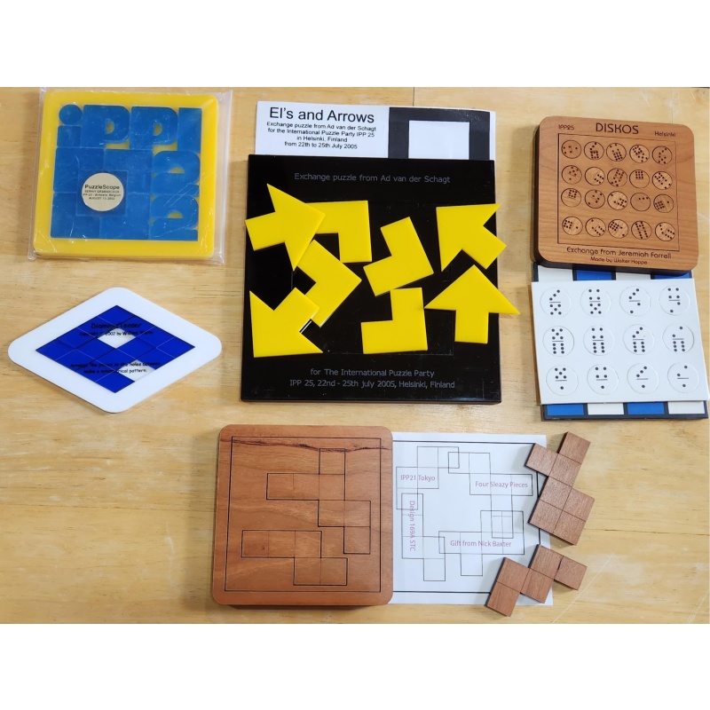 5 IPP Packing Puzzles Lot 6