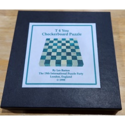 T 4 You Checkerboard Puzzle by Les Barton IPP19