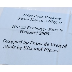 Nine Post Packing by Frans de Vreugd (Bits and Pieces) IPP25