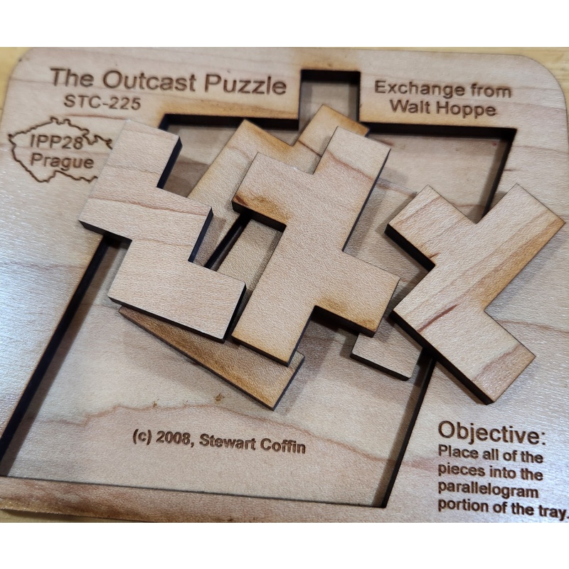 Lot of 4 IPP Packing puzzles...