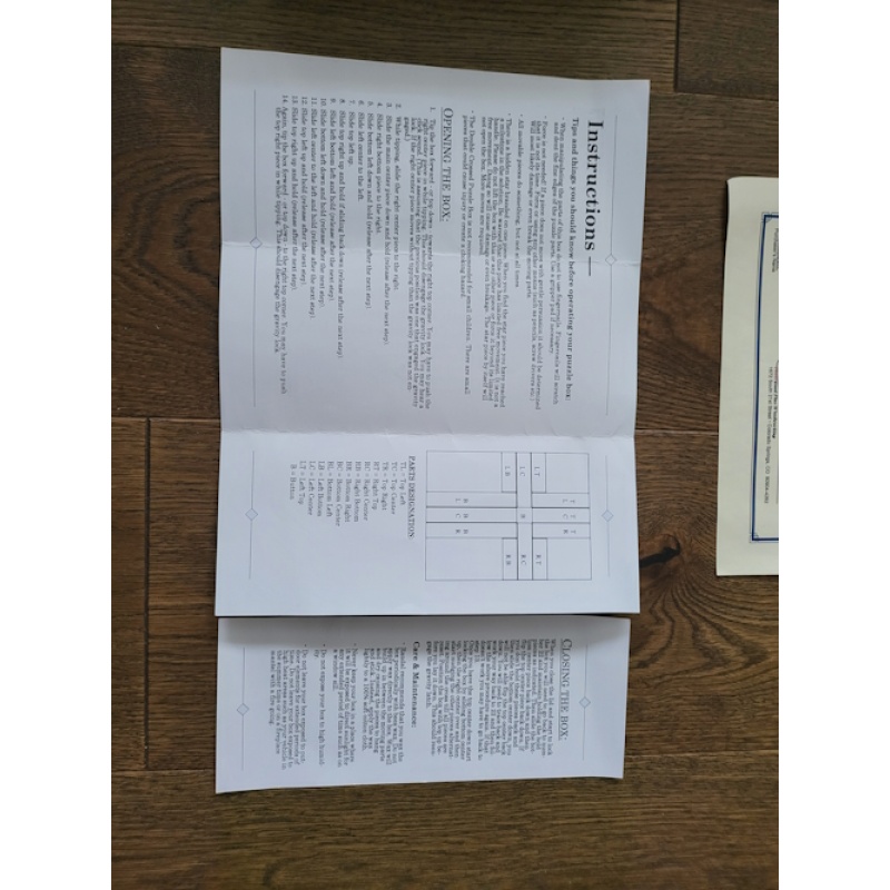 The Double Crossed Puzzle Box by Randal Gatewood