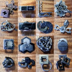 16 Hanayama Huzzle Cast Puzzles