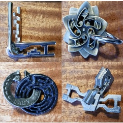 16 Hanayama Huzzle Cast Puzzles