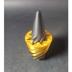 Fidget Cone - Black and Gold  (U.S. Only)