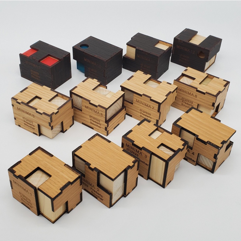 Minima Series 1-12 by F. Boucher and Osho