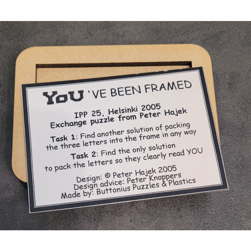 YOU ve been framed