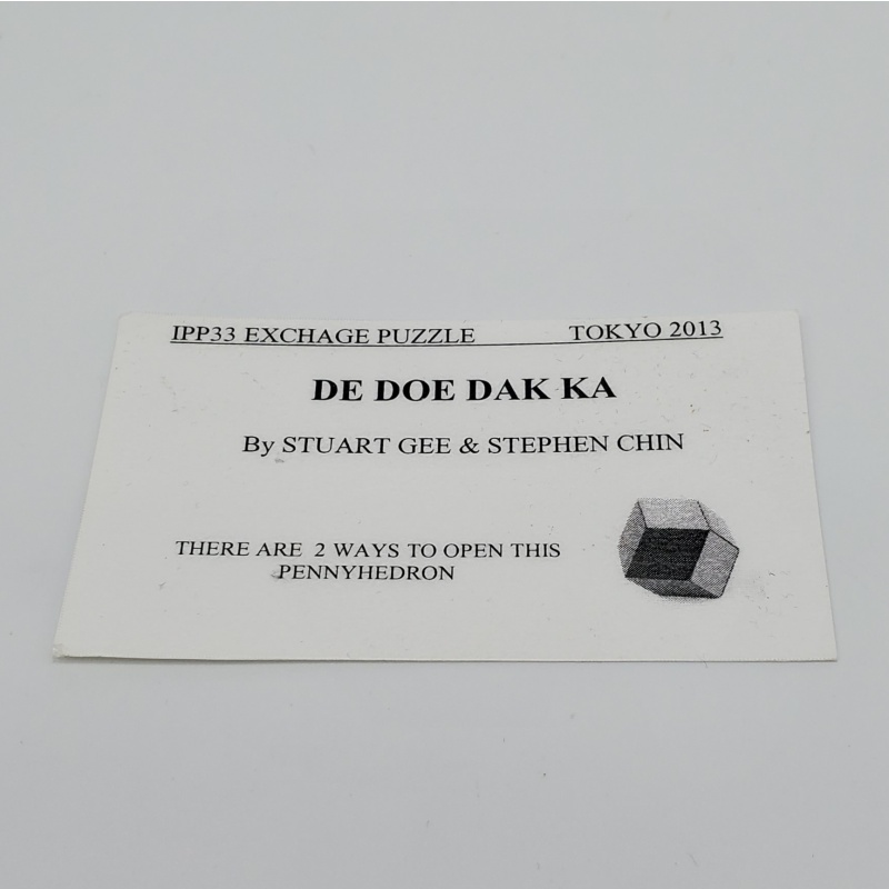 De Doe Dak Ka by Stuart Gee and Stephen Chin