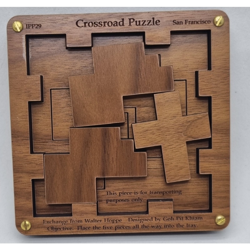 Crossroad Puzzle by Goh Pit Kham