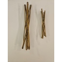 Folding brass stars by Kostick