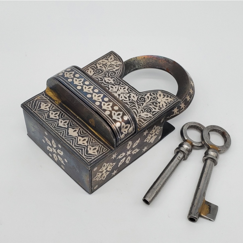 9 Step Extreme - 2 Key Puzzle Lock - With Silver Design