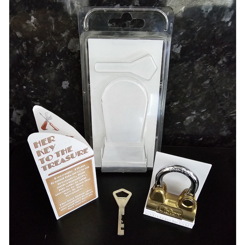Her Key To The Treasure Puzzle Lock by Sashko Peshevski