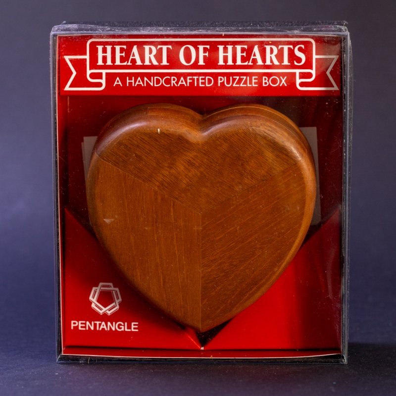 Heart of Hearts Puzzle Box by Pentangle