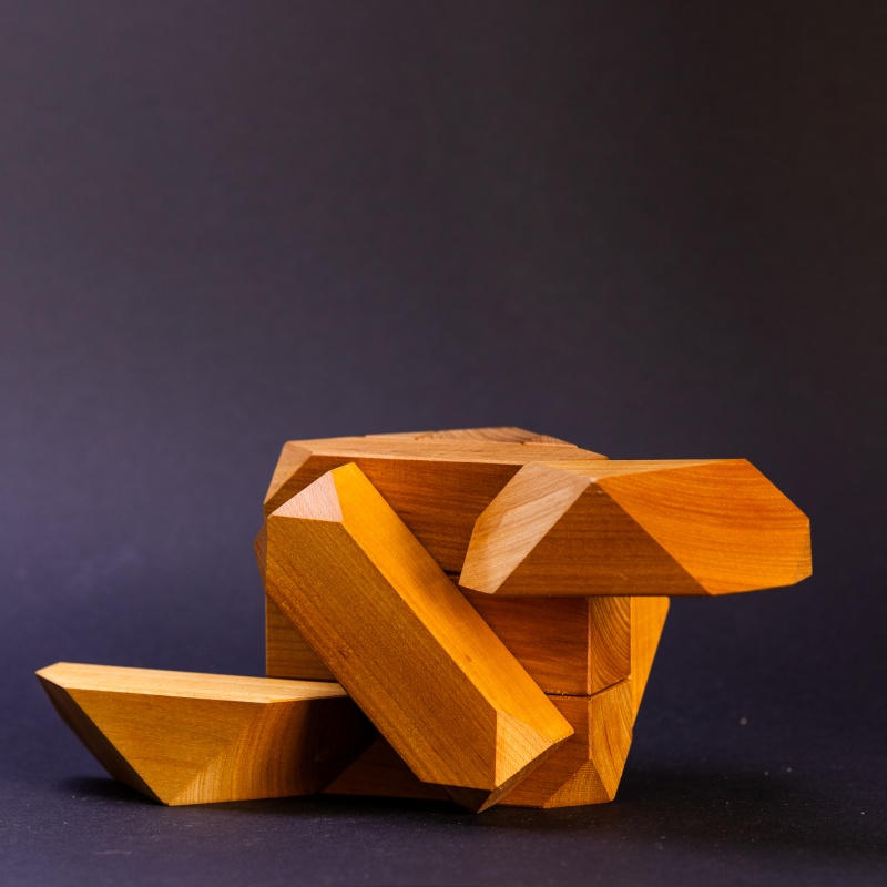 Cube octahedron / Würfeloktaeder by Beli Design( Bernt Liebert )