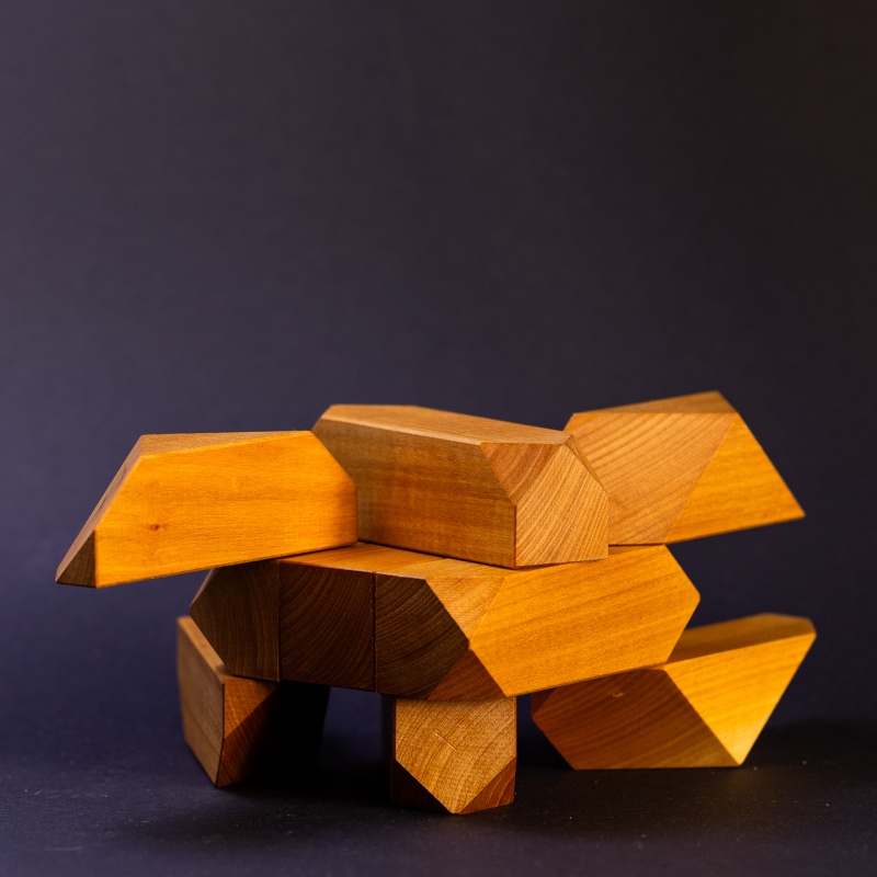 Cube octahedron / Würfeloktaeder by Beli Design( Bernt Liebert )