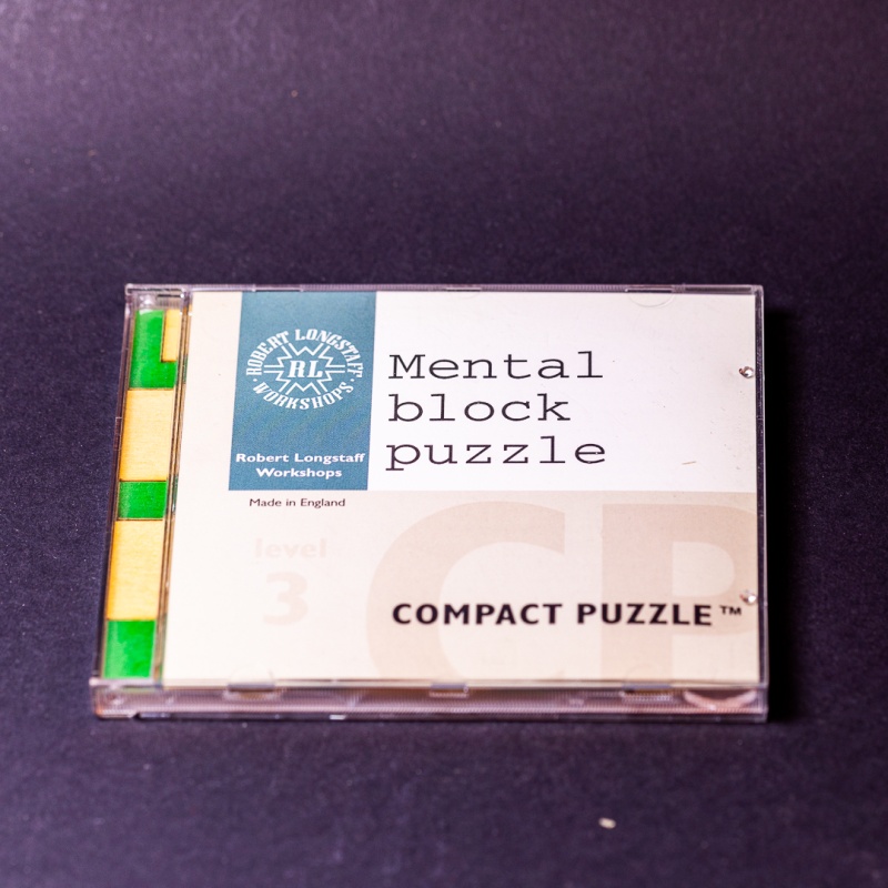 COMPACT PUZZLE – Mental block puzzle by Robert Longstaff Workshops
