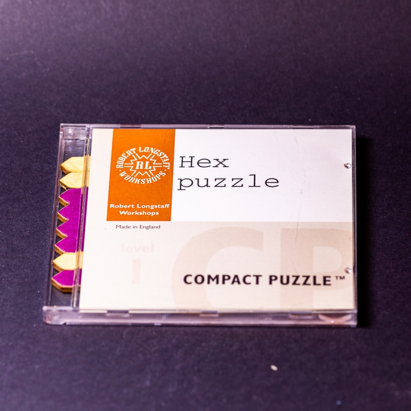 COMPACT PUZZLE – Hex puzzle by Robert Longstaff Workshops