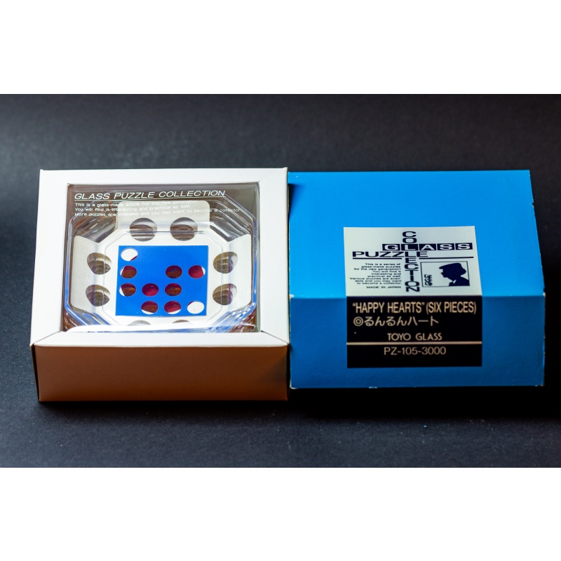 HAPPY HEARTS(SIX PIECES) by Toyo Glass