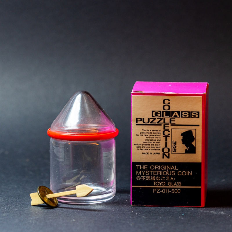 The original mysterious coin by TOYO Glass