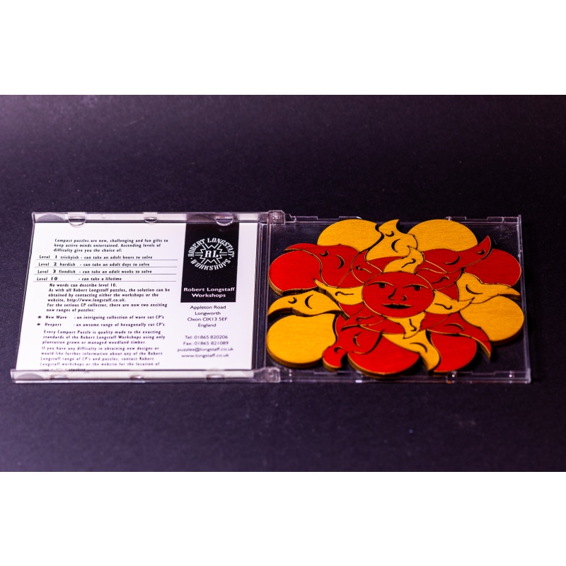 COMPACT PUZZLE – Sun puzzle by Robert Longstaff Workshops