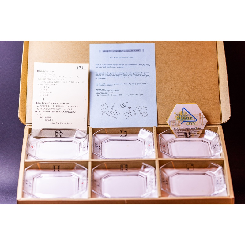 DICE PLATE ( Advanced Level ) by TOYO Glass