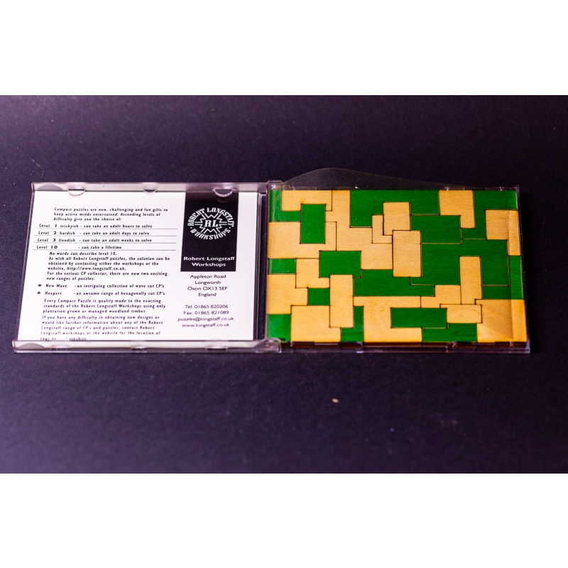 COMPACT PUZZLE – Mental block puzzle by Robert Longstaff Workshops