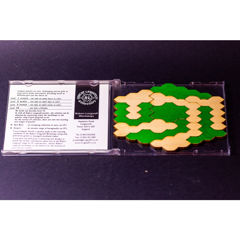 COMPACT PUZZLE – Hextra puzzle by Robert Longstaff Workshops