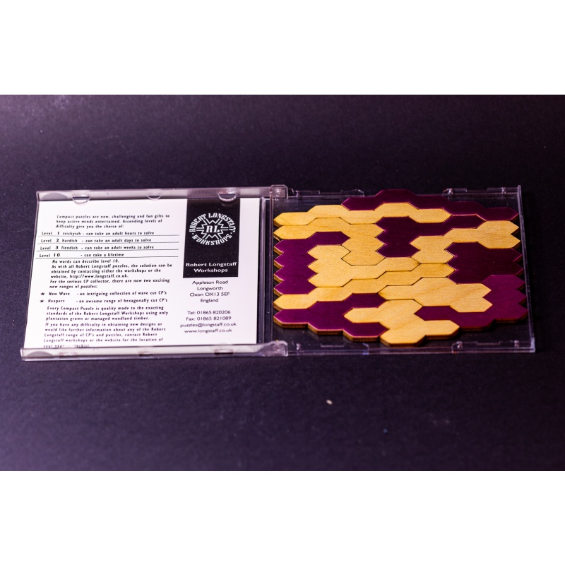 COMPACT PUZZLE – Hex puzzle by Robert Longstaff Workshops