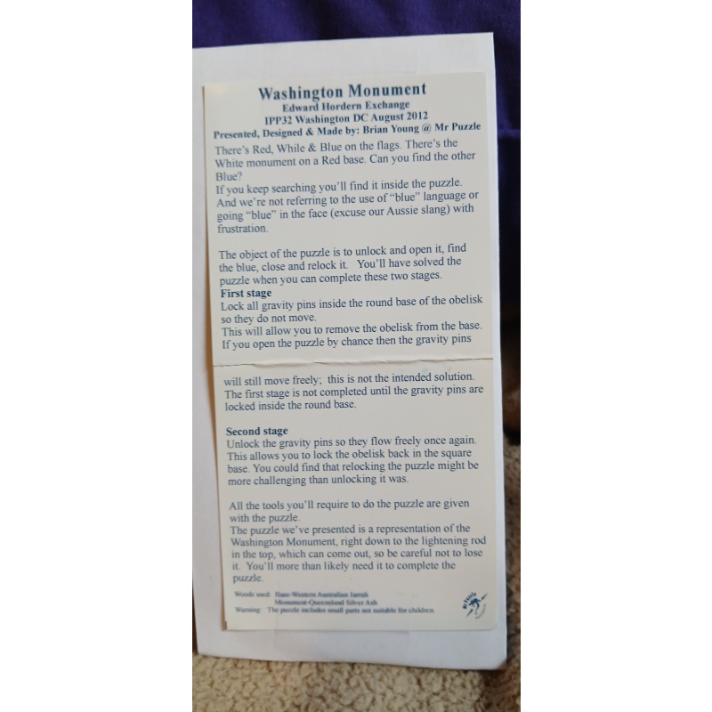 Washington Monument by Mr. Puzzle