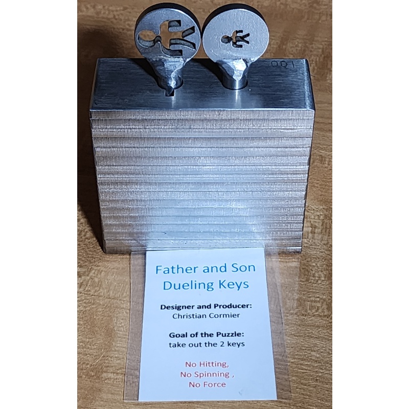 Father and Son Dueling Keys #001 by Christian Cormier