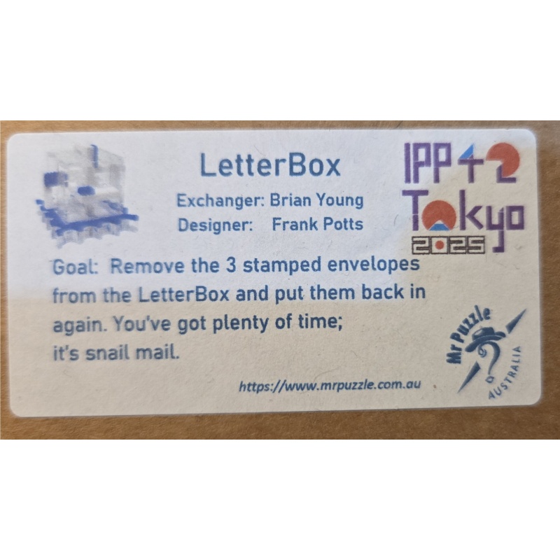 Letter Box - IPP42 Exchange puzzle
