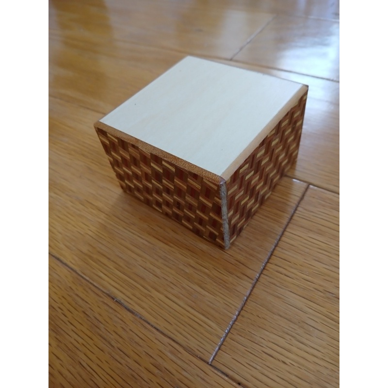 Japanese Yosegi Sliding Box