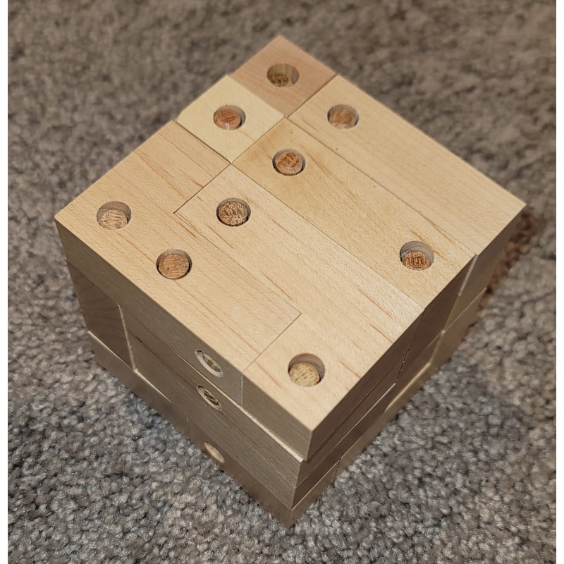 Cubicdissection: Logical Progression Interlocking Cube