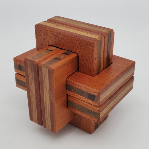 Partially Crooked 6 Board Burr by JUNO