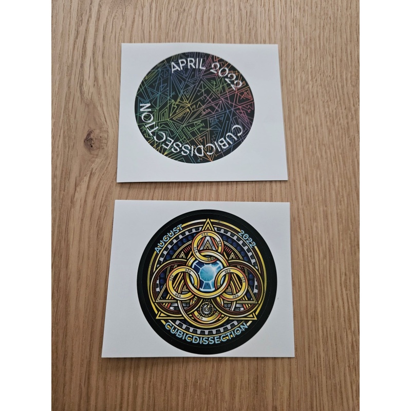 Cubicdissection stickers