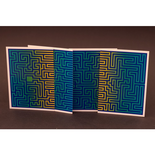 4x4 Labyrinthe 1 - The way from the bottom by Ulrich Koch