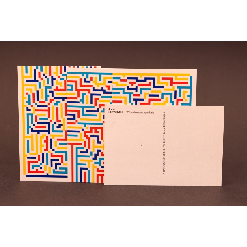 4x4 Labyrinthe 2 – To the left or to the right by Ulrich Koch