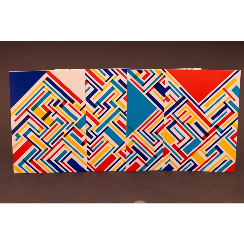 4x4 Labyrinthe 4 – From the red triangle by Ulrich Koch