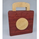 Padauk and Yellowheart Rune Lock