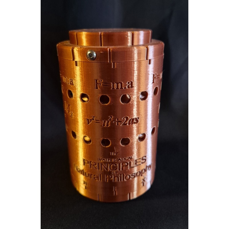 Newton - Cryptex Cylinder by CreativeWorkshopCA