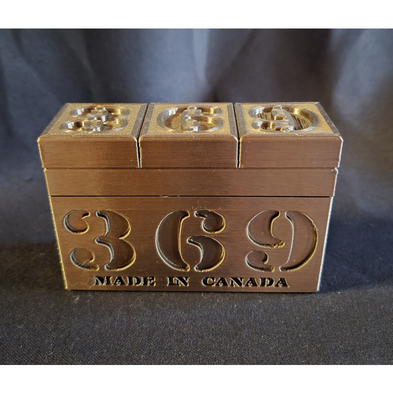369 Puzzle Box by CreativeWorkshopCA
