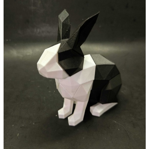 Rabbit - Custom Magnetic Low-Poly Puzzle Sculpture