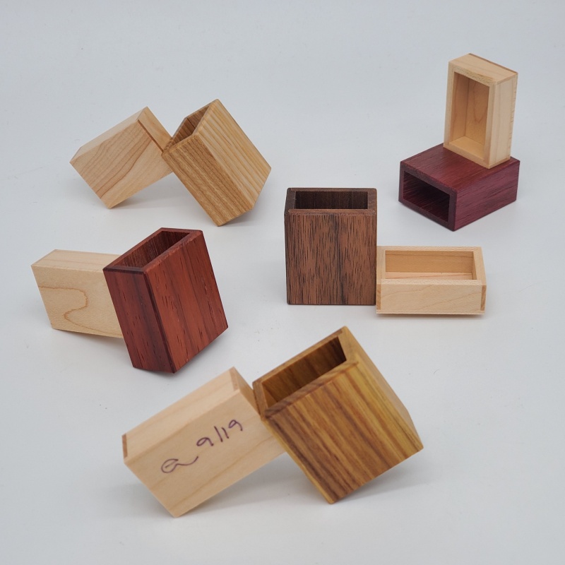 Oskar's Matchboxes by Eric Fuller (mixed woods version)