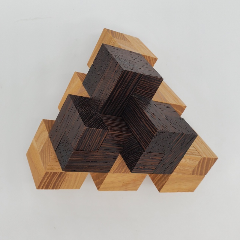 Impossible Triangle of Three Cubes by Andrey Ustjuzhanin and Eric Fuller