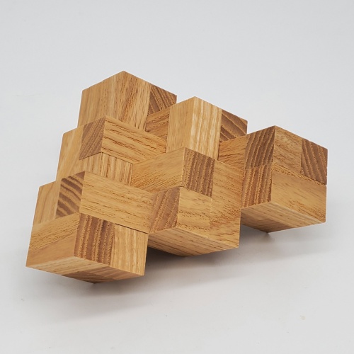Impossible Triangle of Six Cubes by Andrey Ustjuzhanin and Eric Fuller